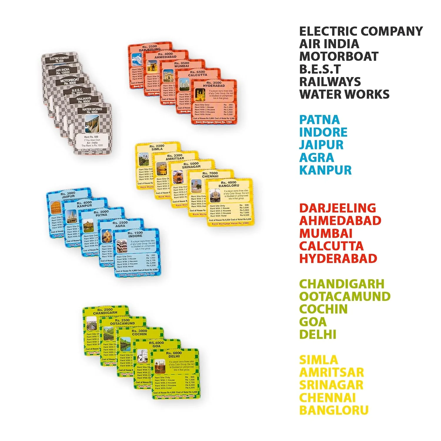 AM0409 Ratna's Business JR. Coins 5 in 1 Board Game Set - Image 5