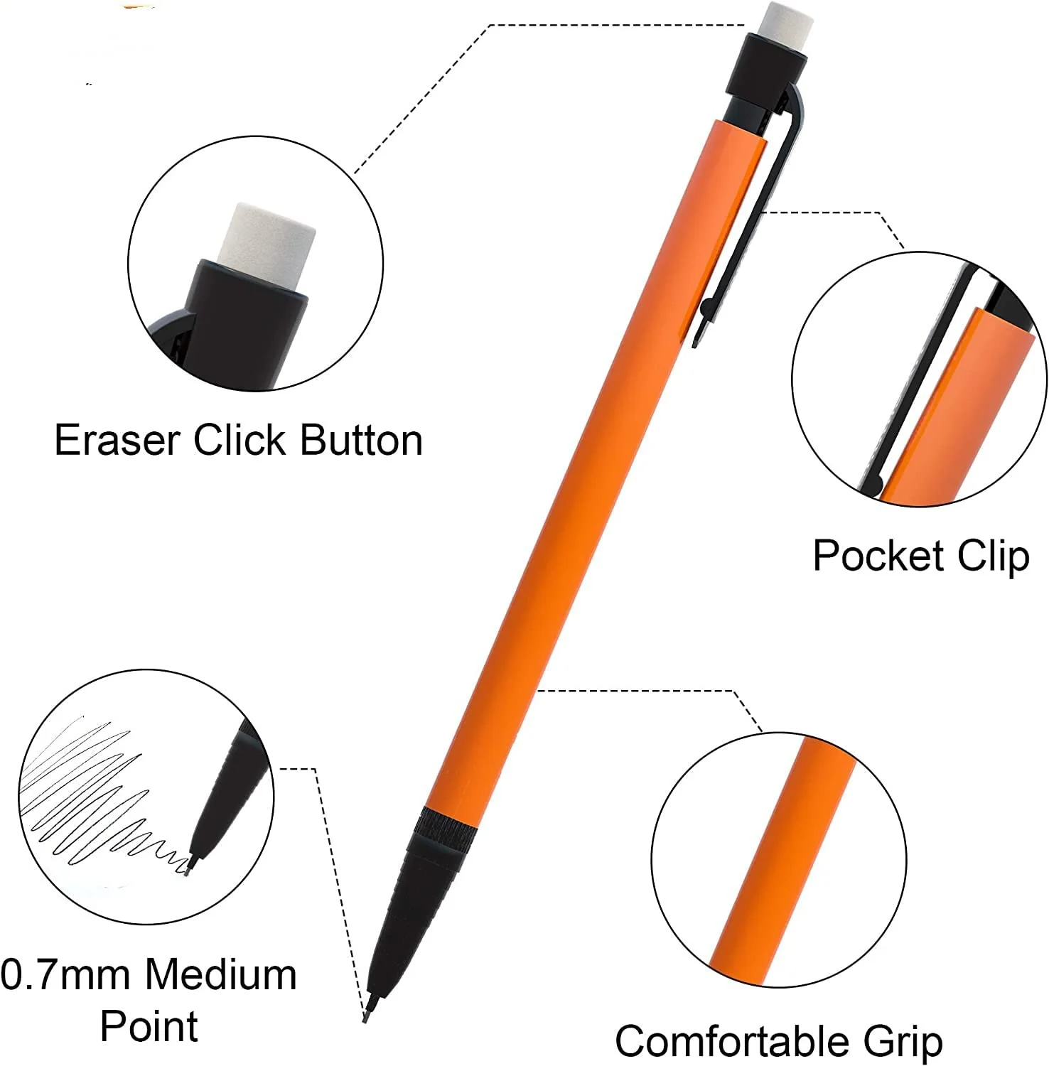 AM0418 Mechanical Pencil + Lead Set - Image 3