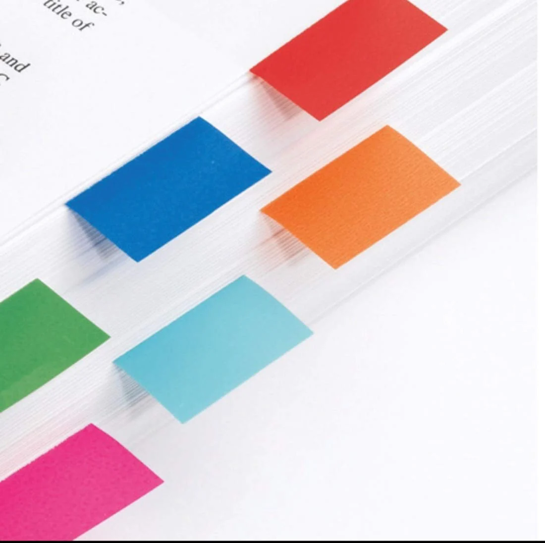 AM0433 JC 3" X 3" Multicolour Sticky Notes (Pack of 1, 100/50 Sheets per pad) - Image 4
