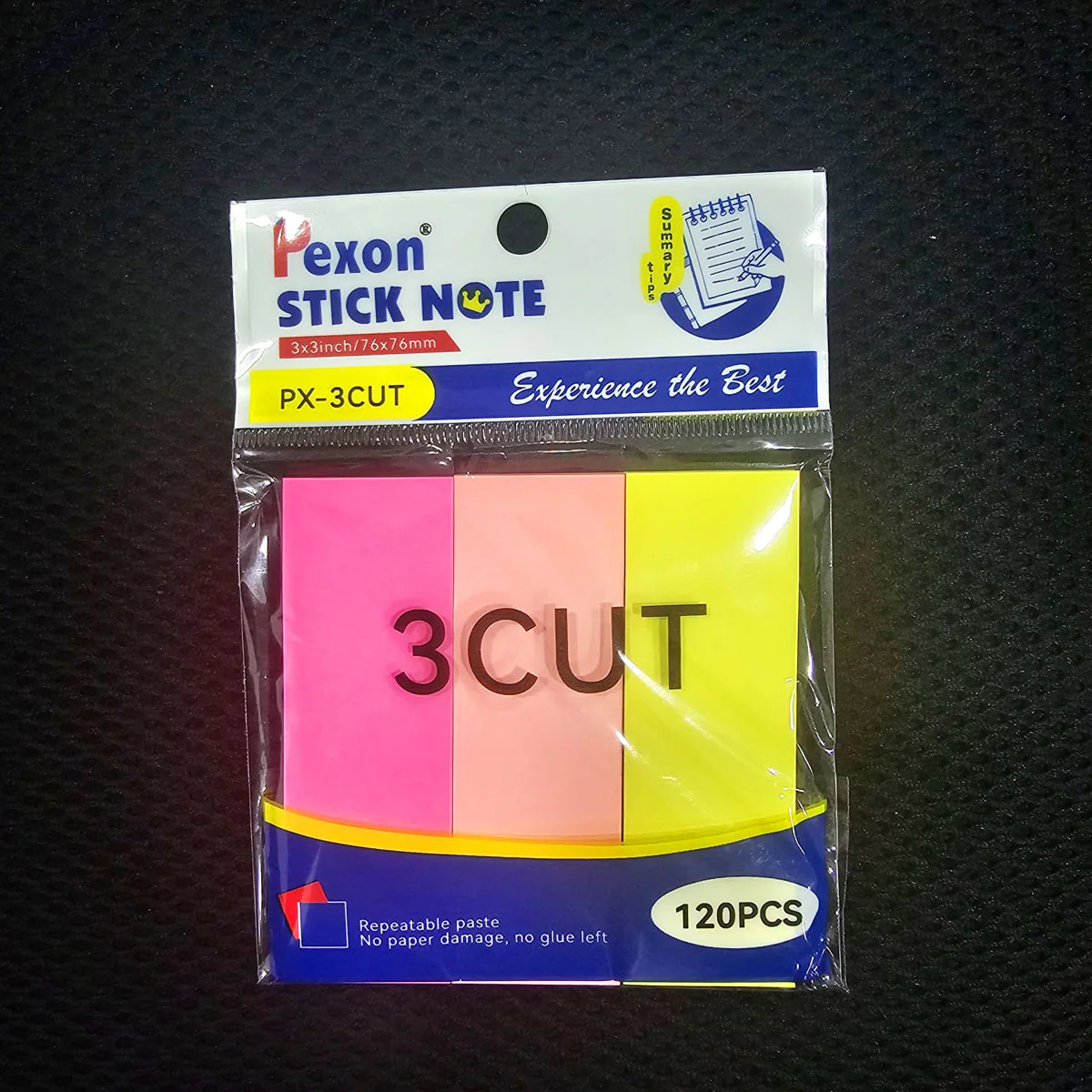 AM0433 JC 3" X 3" Multicolour Sticky Notes (Pack of 1, 100/50 Sheets per pad) - Image 9