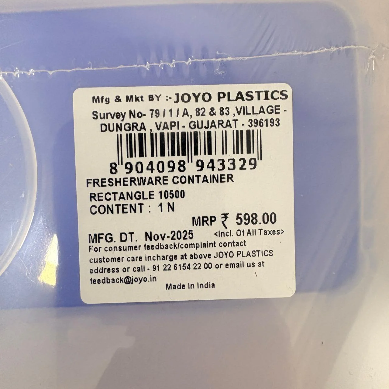 AM0518 Fresherware Rectangular Smart Modular Kitchen Storage Plastic Container 10.5 Litres (10500 ml)(Pack of 1) - Image 8