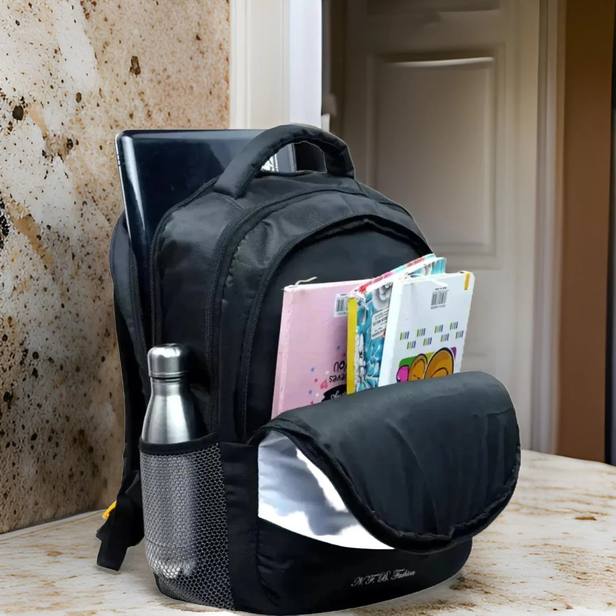 AM0598 NFB Casual Printed School Bag/Collage Backpack for Unisex - Image 2