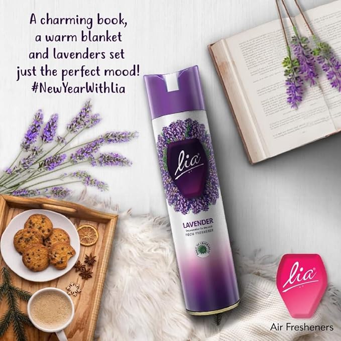AM0700 Lia Home Air Freshener Spray (Lavender) 224ml - Image 4