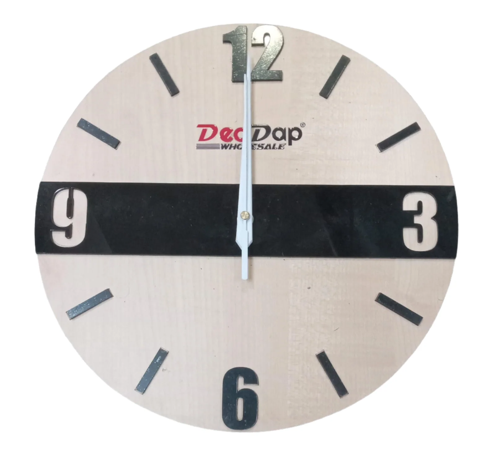 AM0802 Classic Wooden Wall Clock, Perfect for Living-11.5x11.5 - Image 2
