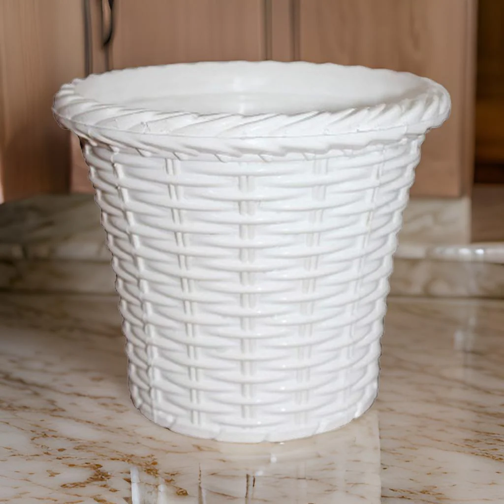 AM0825 Ap Juhi Pot 6 inch -Multicolor Designer Plastic Flower pots