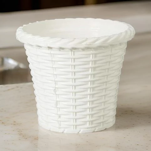 AM0826 Ap Juhi Pot 10 inch -Multicolor Designer Plastic Flower pots