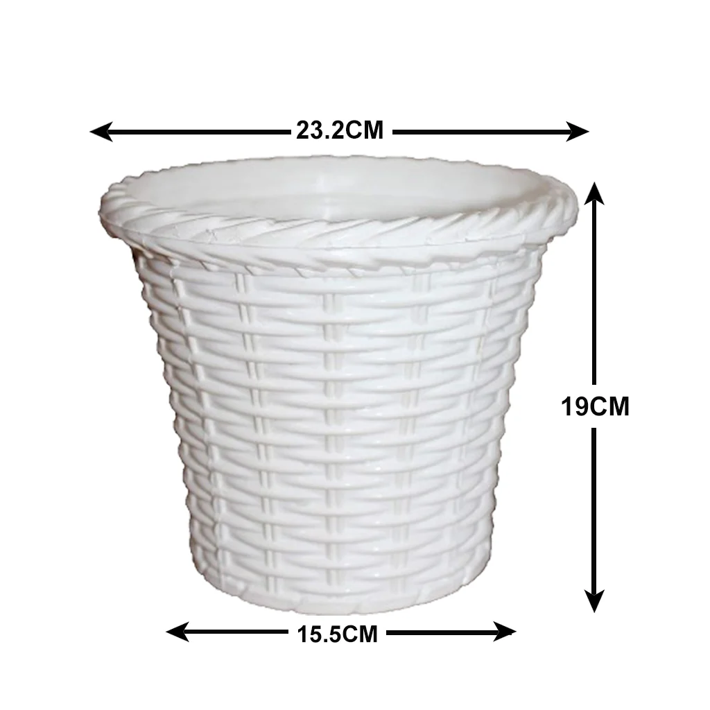 AM0826 Ap Juhi Pot 10 inch -Multicolor Designer Plastic Flower pots - Image 6