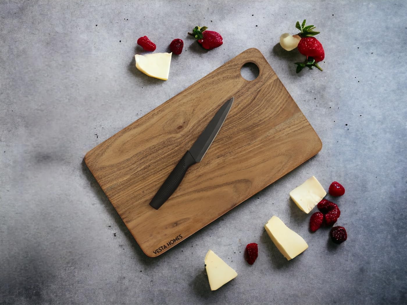 AM0906 Wooden Chopping Board, Cutting Board, Serving Platter for Kitchen 01 - Image 3