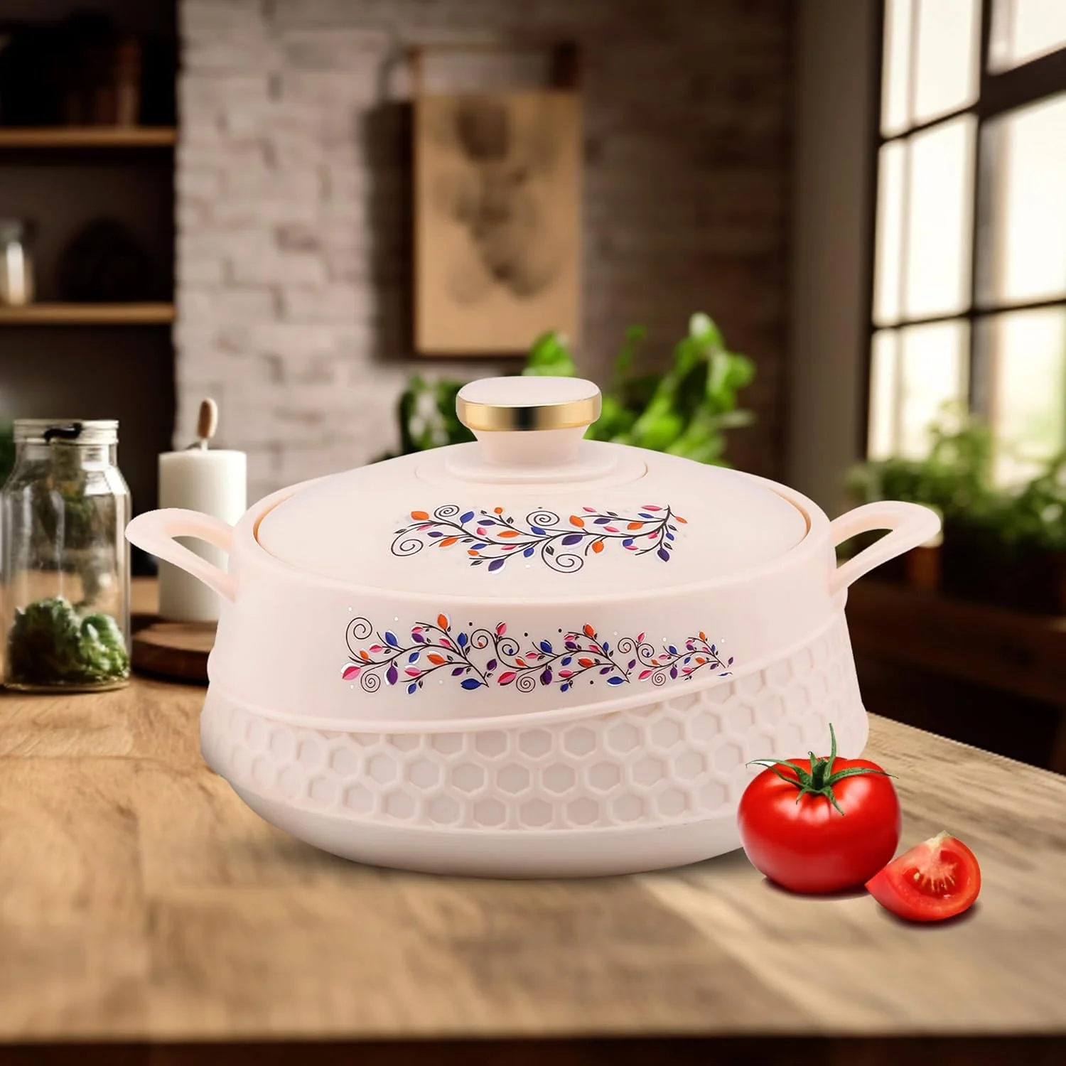 AM0912 Stainless Steel Fiesta Inner Steel Thermoware Casserole 2500ml - Image 3