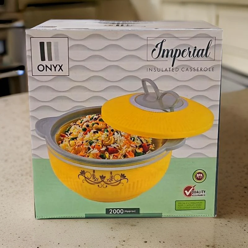 AM0918 IMPERIAL Double walled inner stainless steel casserole 3000ml - Image 2