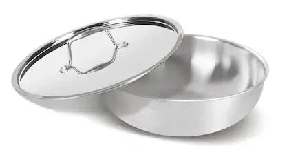 AM0973 Milton Pro Cook Tri-ply Silver Triply Tasla 26cm Designed For Healthy Cooking - Image 6