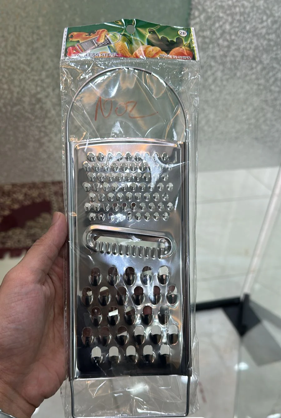 AM3338 3 in 1 Vegetables and Fruits Grater Slicer 27X9.5Cm Stainless steel - Image 5