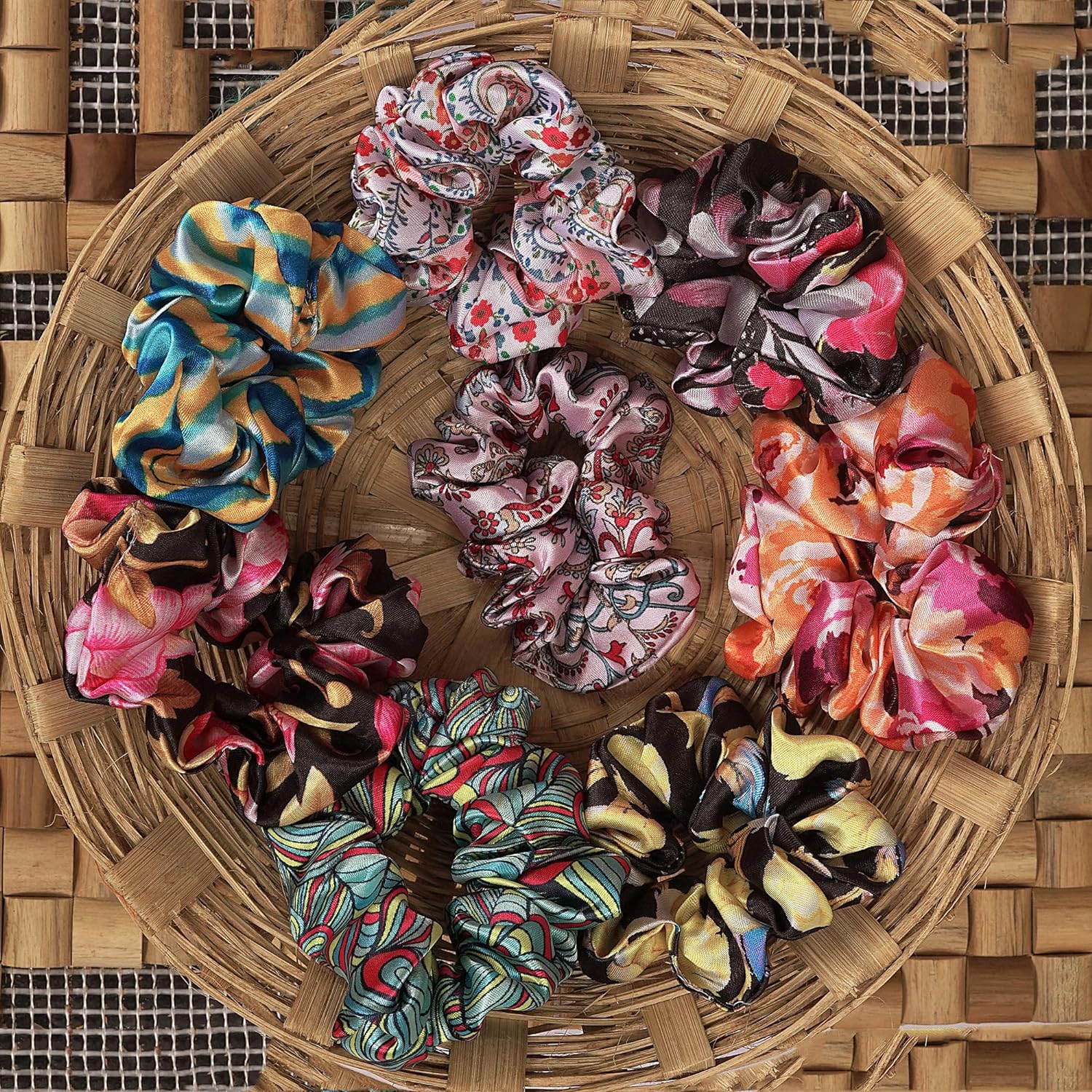 AM1027 Luxury Satin Scrunchies for Women & Girls - Image 3