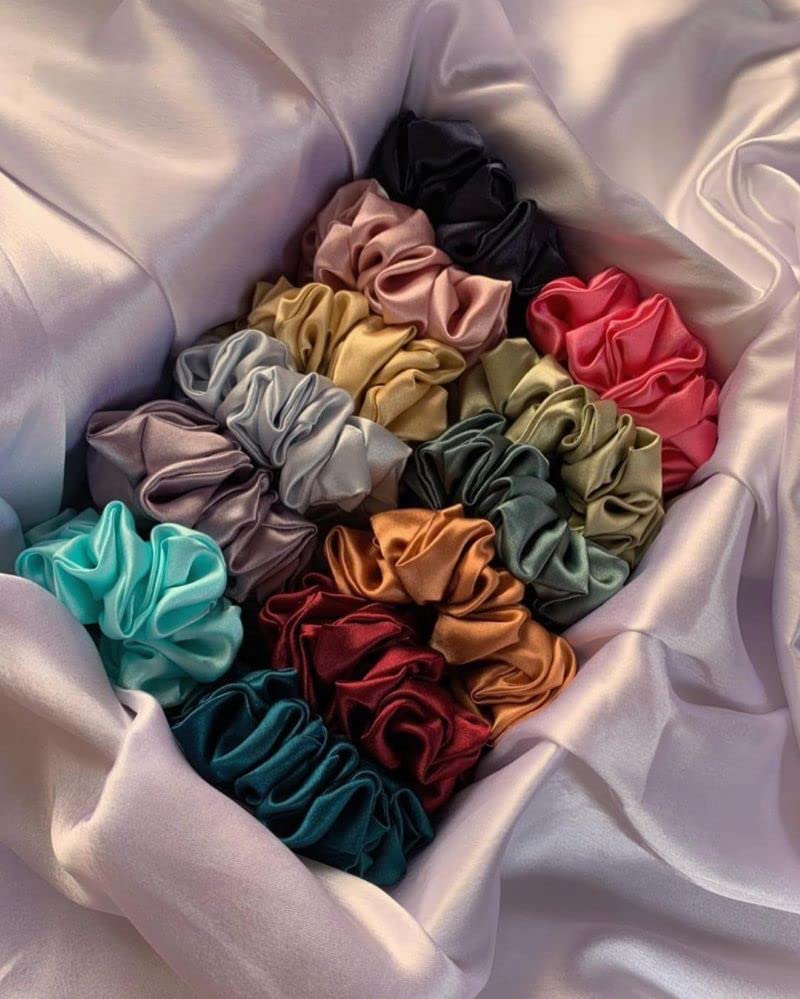 AM1027 Luxury Satin Scrunchies for Women & Girls - Image 4