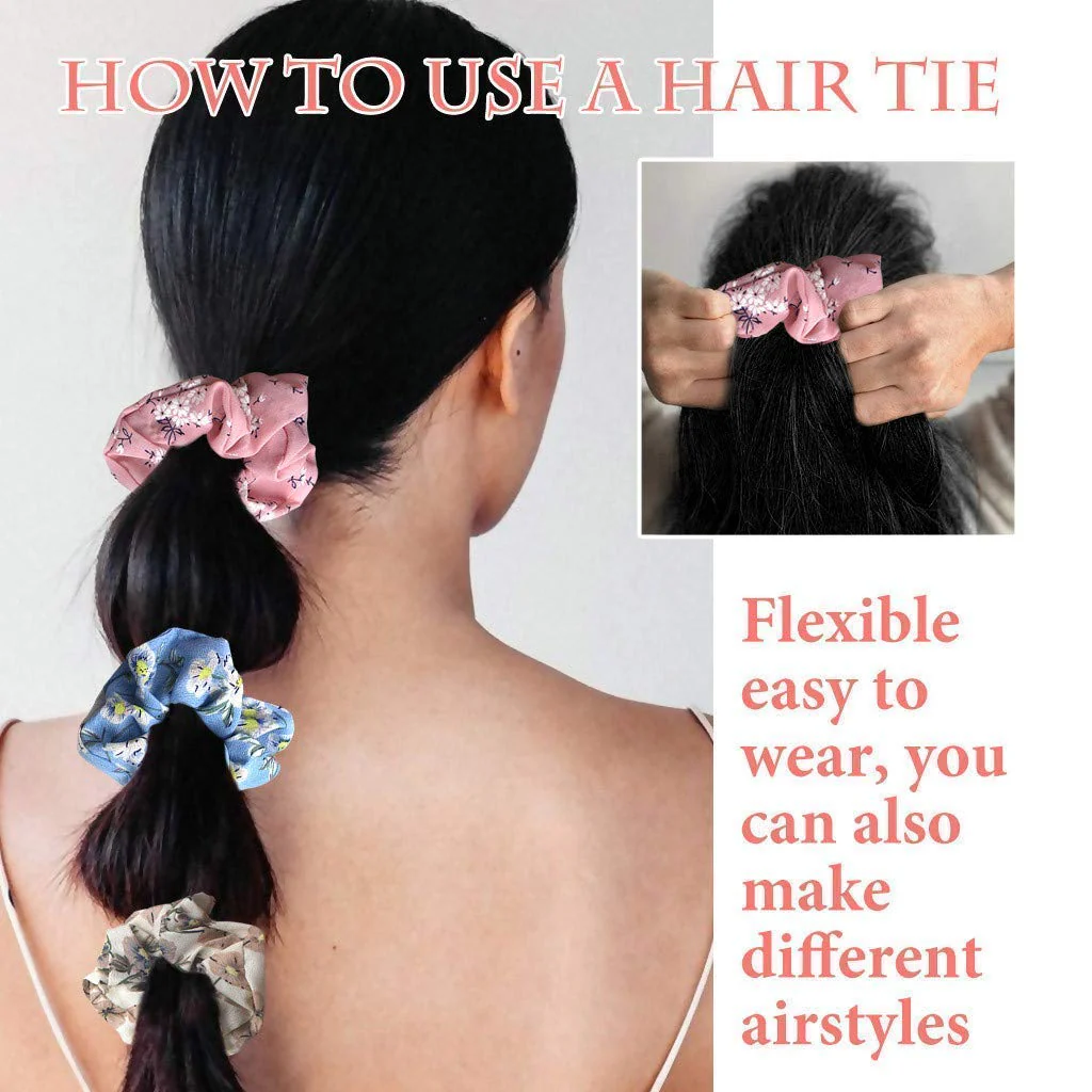 AM1027 Luxury Satin Scrunchies for Women & Girls - Image 7