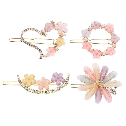 AM1030 Bridal Metal Hairpins Flower Hair Clip for Girls & Womens - 1 Pcs - Image 10