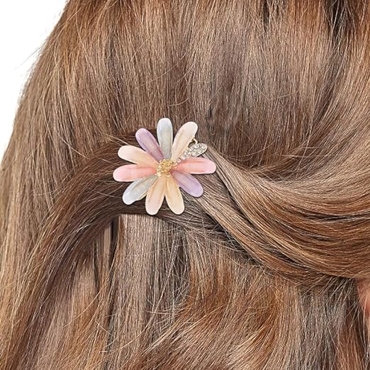AM1030 Bridal Metal Hairpins Flower Hair Clip for Girls & Womens - 1 Pcs - Image 9