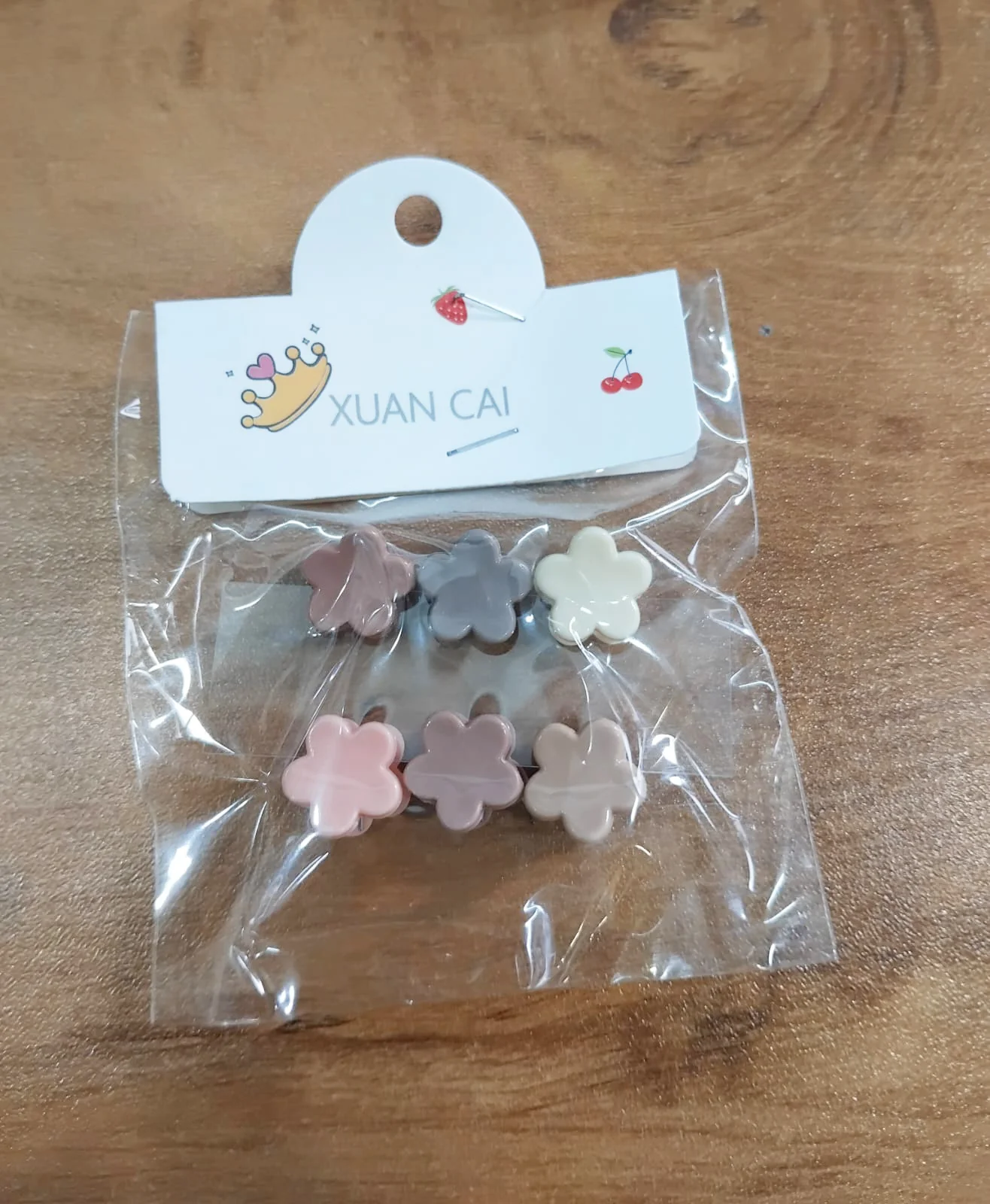 AM1097 6pcs Mini Hair Claw Clips For Little Girls - Image 2
