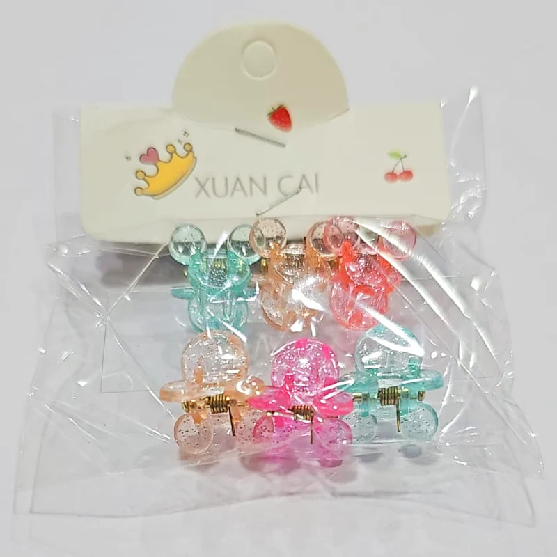 AM1097 6pcs Mini Hair Claw Clips For Little Girls - Image 3
