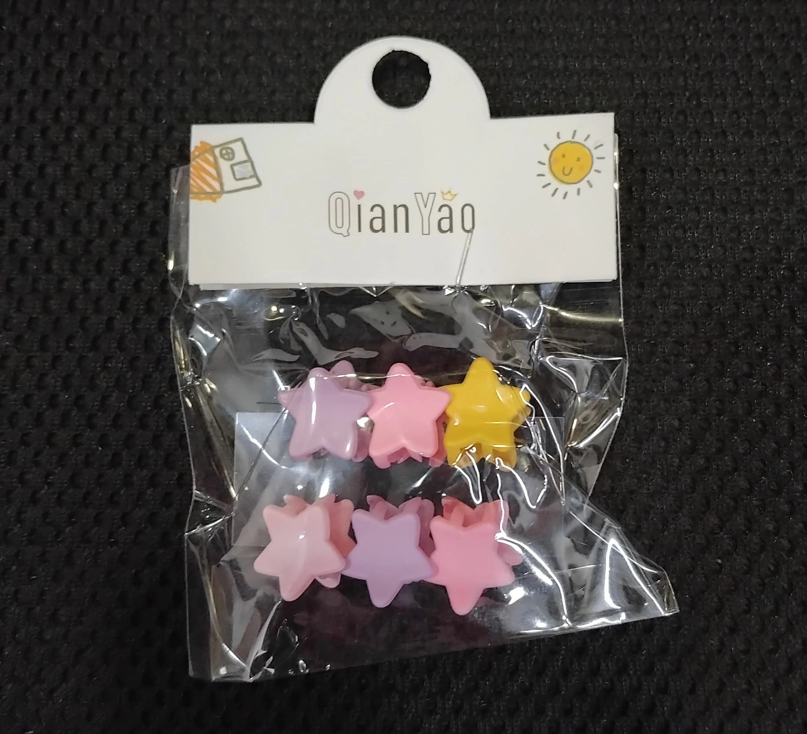 AM1097 6pcs Mini Hair Claw Clips For Little Girls - Image 4