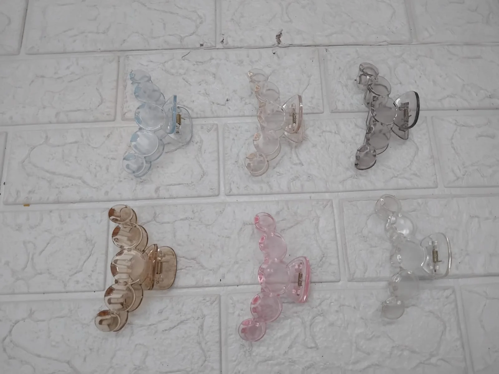 AM1153 Hair Claw Clips Transparent Clutcher For Women Girls 1 Pcs - Image 10