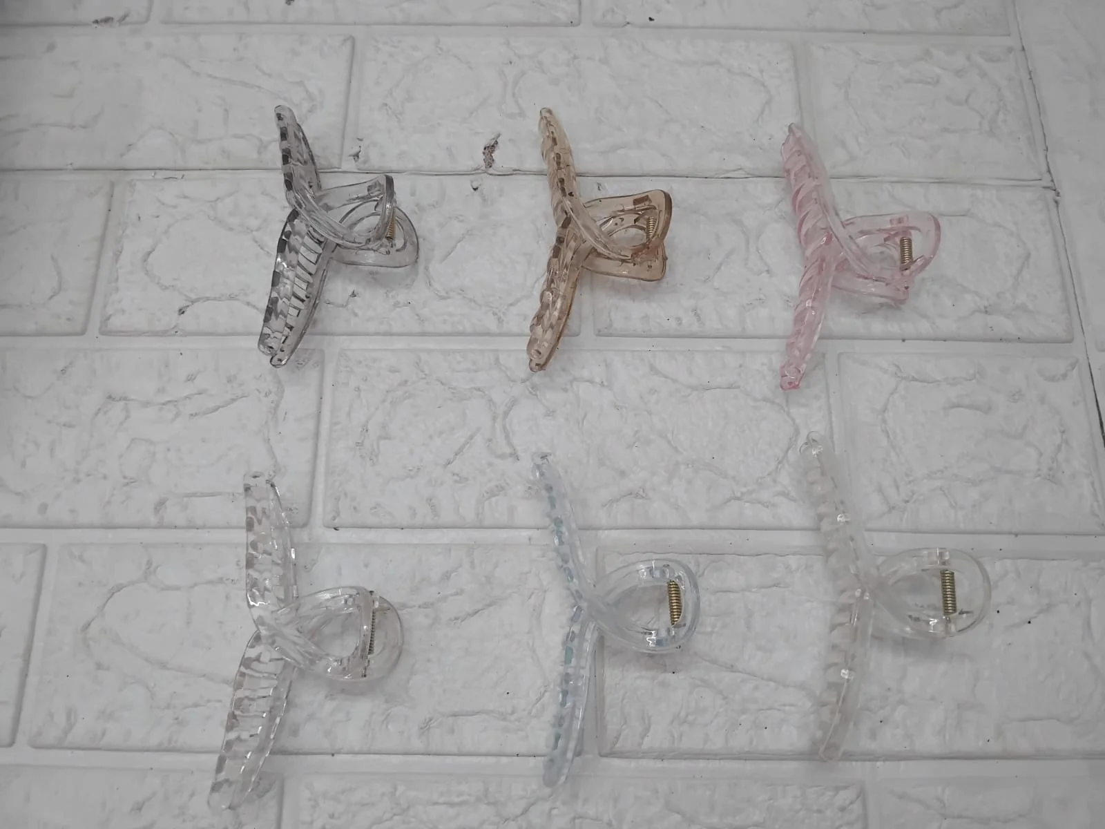 AM1153 Hair Claw Clips Transparent Clutcher For Women Girls 1 Pcs - Image 12