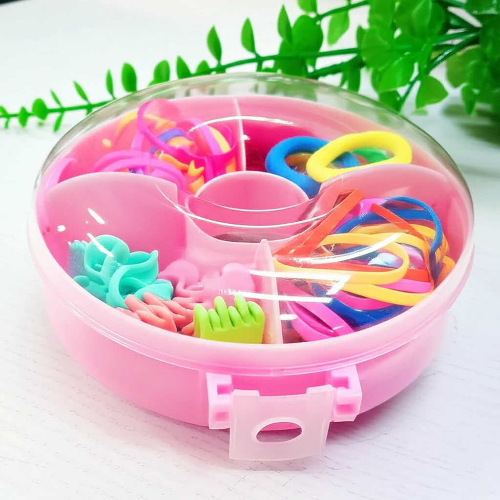 AM1192 Cute Mini donut round hair accessories gift box - Image 3