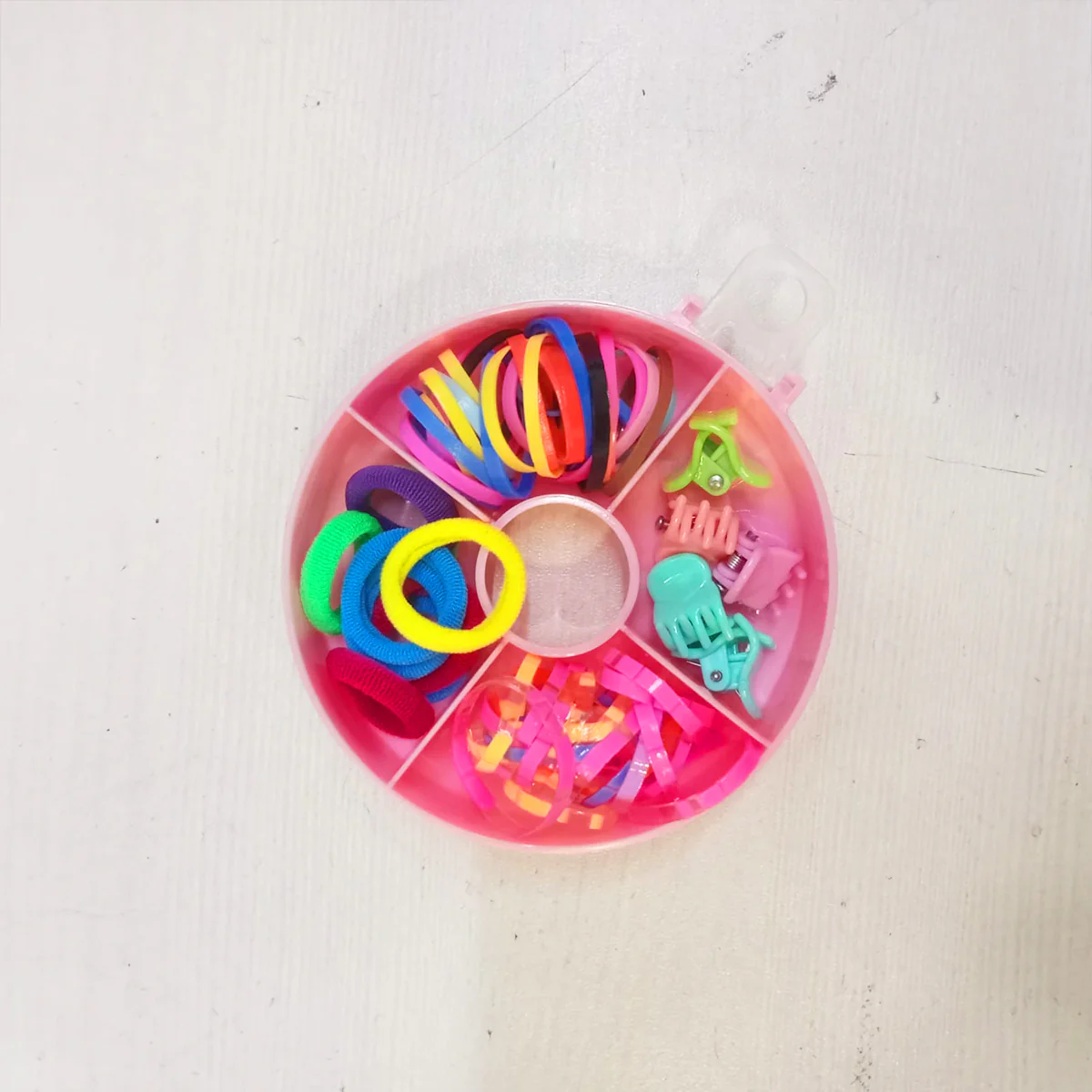 AM1192 Cute Mini donut round hair accessories gift box - Image 6