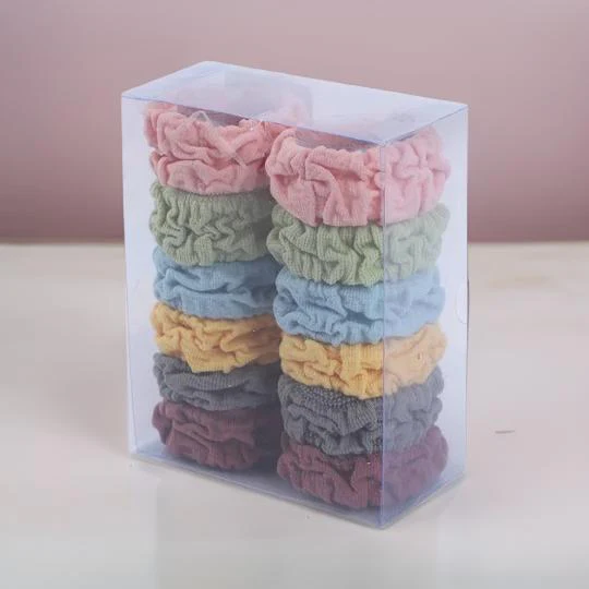 AM1203 Hair Rubber Bands for Girls Women Hair Accessories for Girls Rubber bands Soft & Stretchy Small Ponytail Multicolor Pack Of 12 Pcs