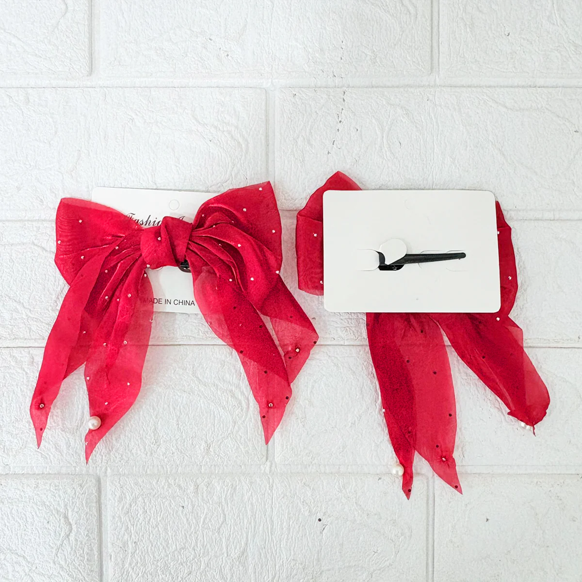 AM1215 Bow Hair Clip Multicolour for Girls Pack of One - Image 2