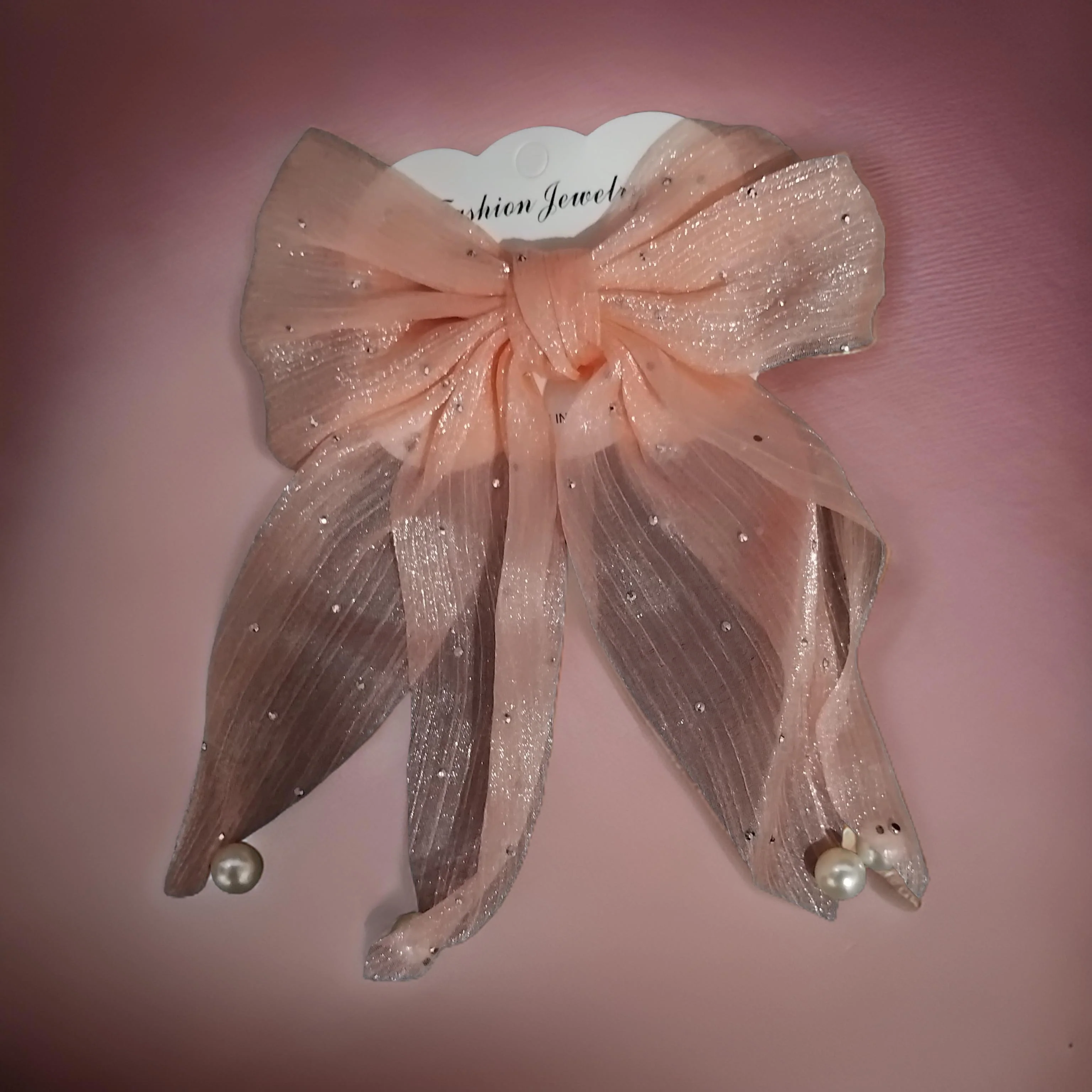 AM1215 Bow Hair Clip Multicolour for Girls Pack of One - Image 5