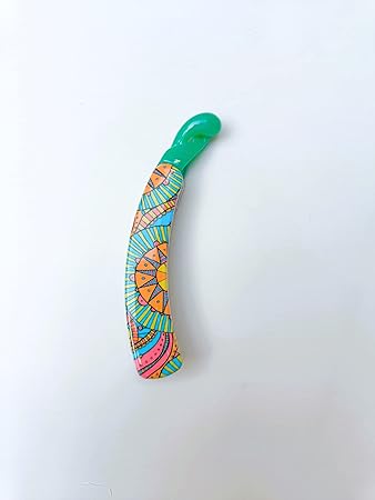 AM1232 Banana Clips For Women's Girls Multiprints Pack Of 1 Pcs - Image 4