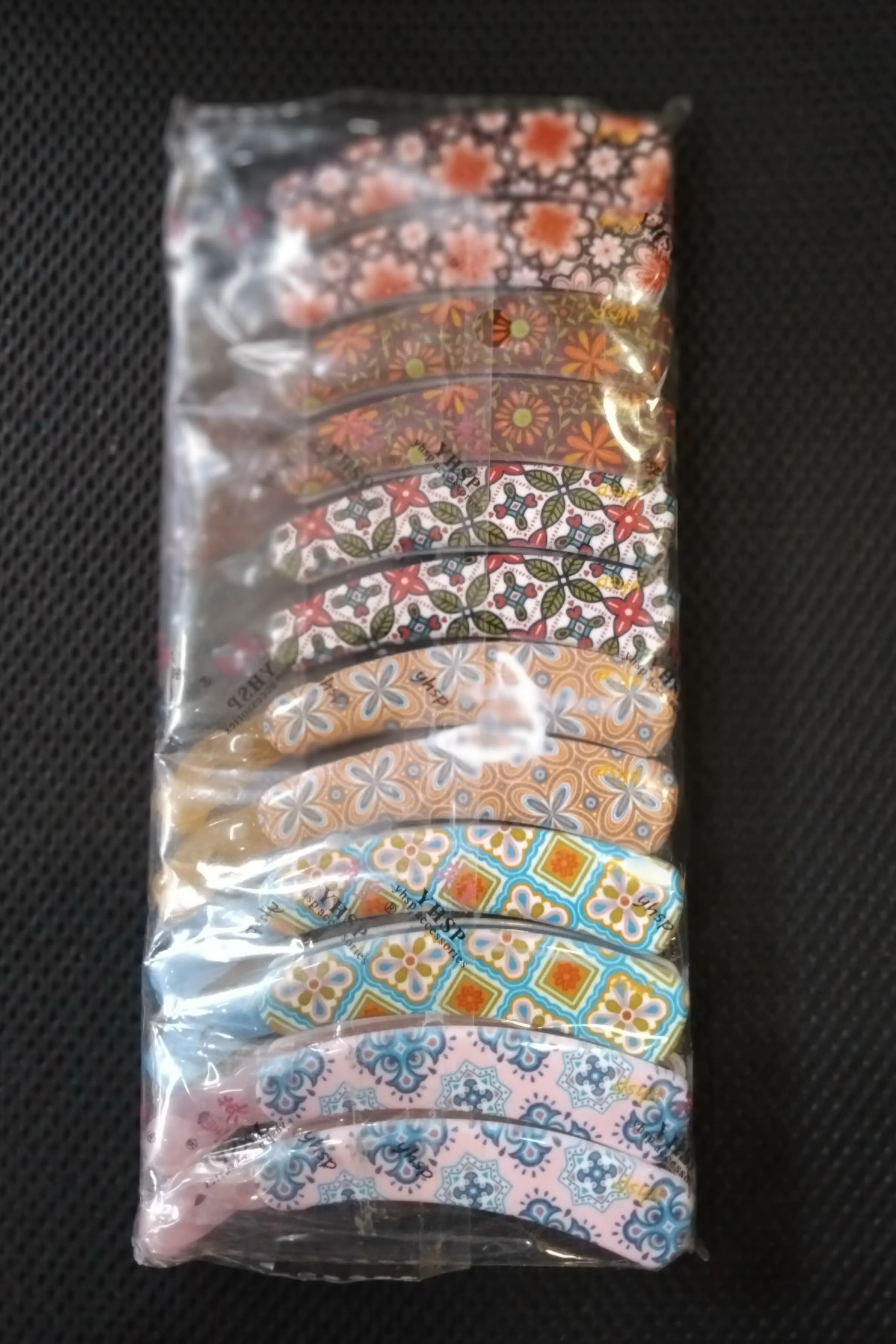 AM1232 Banana Clips For Women's Girls Multiprints Pack Of 1 Pcs - Image 8