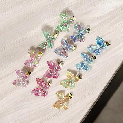 AM1241 Butterfly Hair Clips for Girls - Image 10
