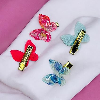 AM1241 Butterfly Hair Clips for Girls - Image 2
