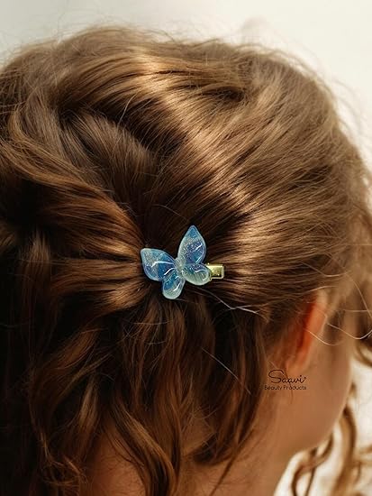 AM1241 Butterfly Hair Clips for Girls - Image 4