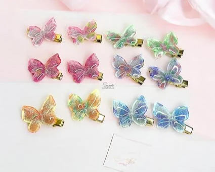 AM1241 Butterfly Hair Clips for Girls - Image 7