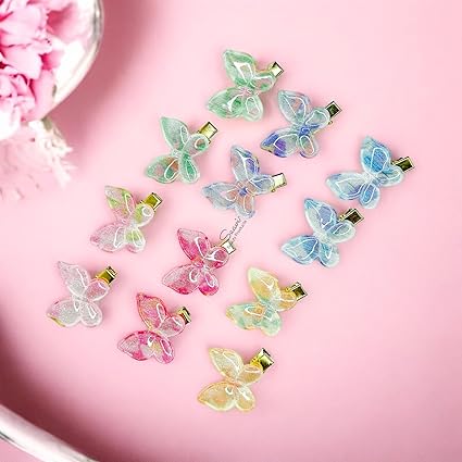 AM1241 Butterfly Hair Clips for Girls - Image 8