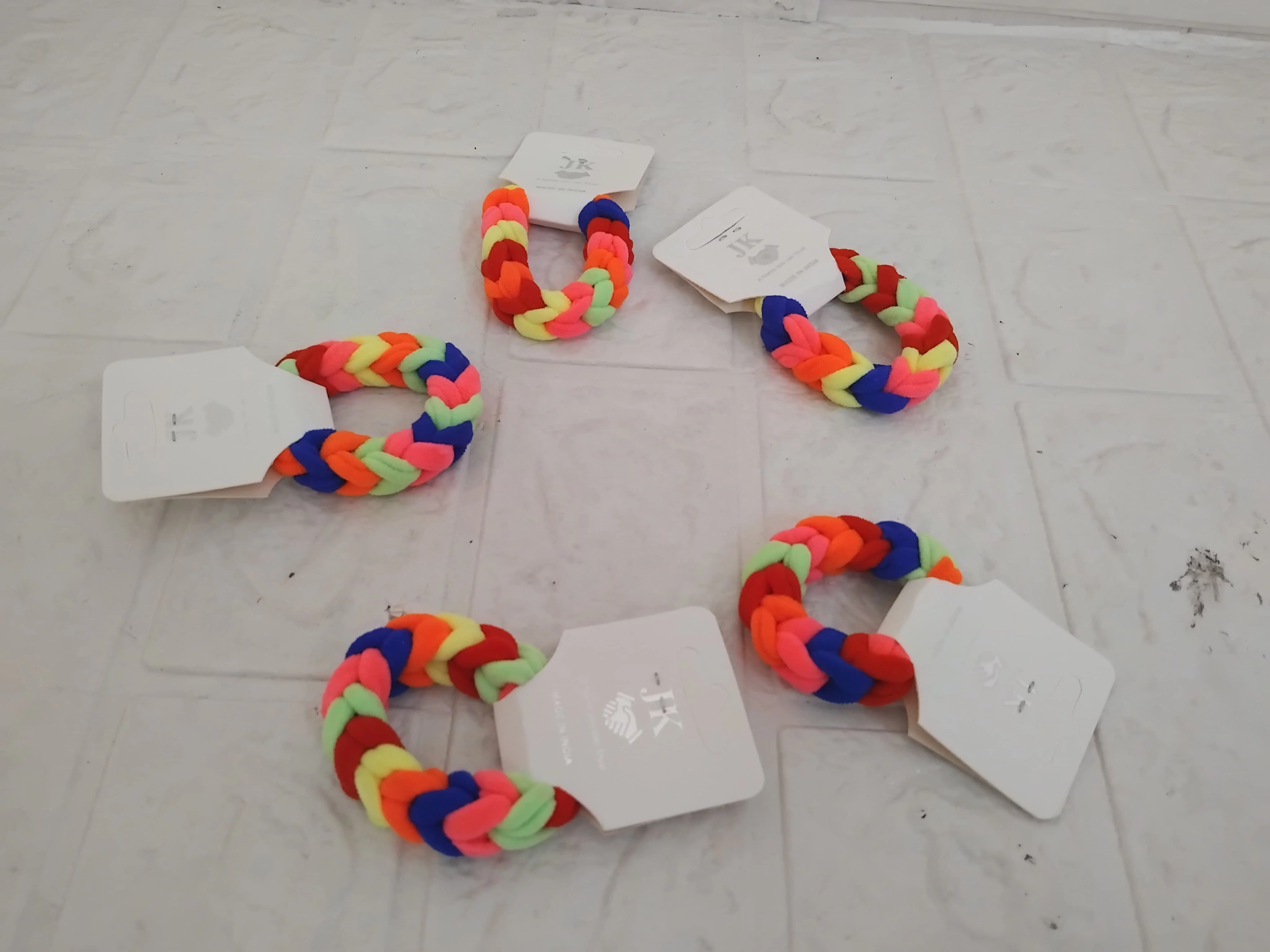 AM1251 Hair Ring Hair Elastic Rubber Bands Hair Soft Multicolour - Image 4