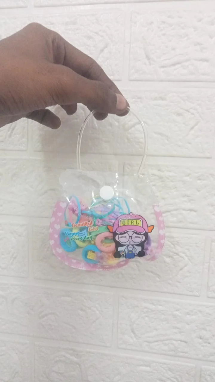 AM1264 Pouch Combo Rubber Bands Packet for Baby Girl Kids - Image 4