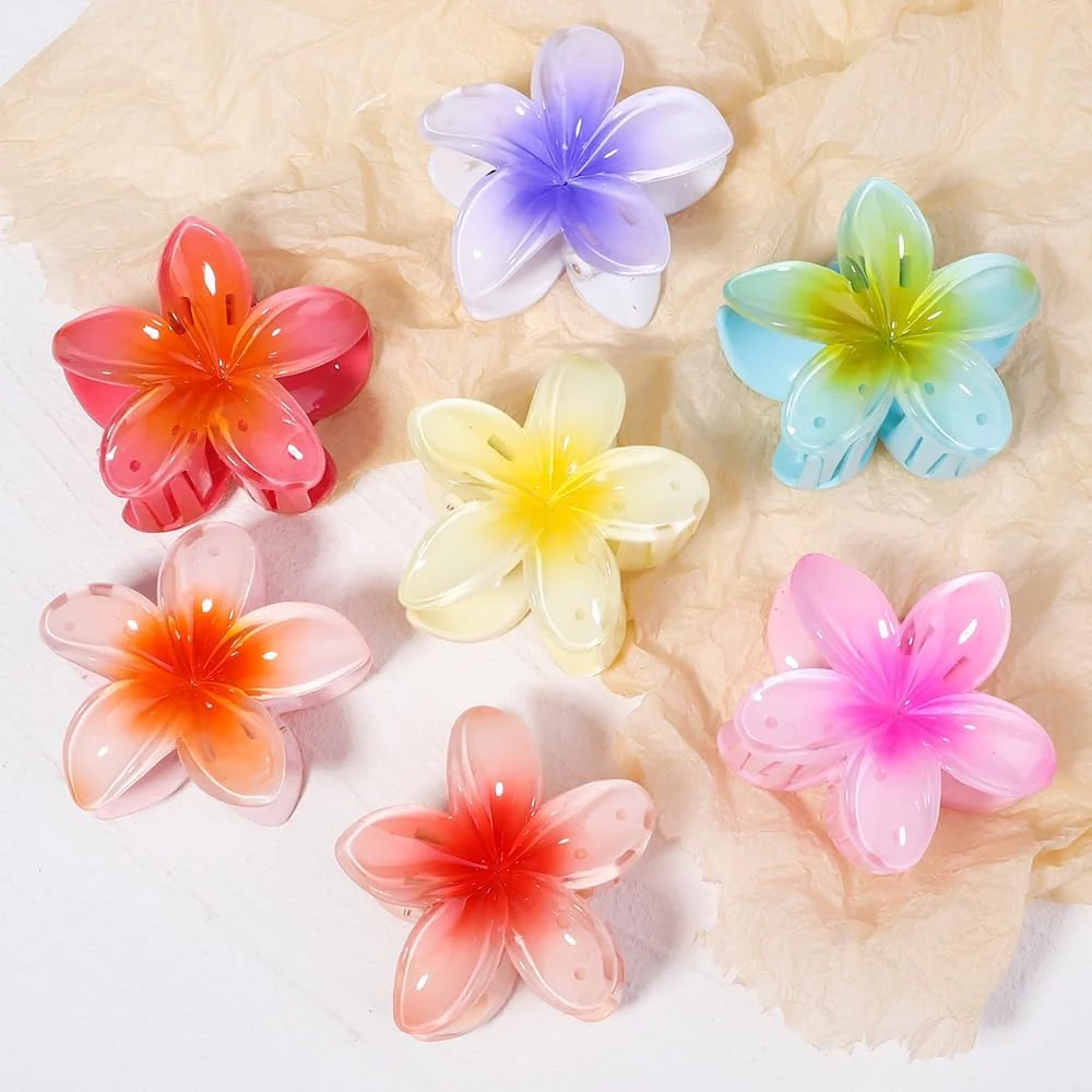 AM1265 Big Daisy Flower Hair Claw for Women/Girls 1 Pcs (Multicolour) - Image 4