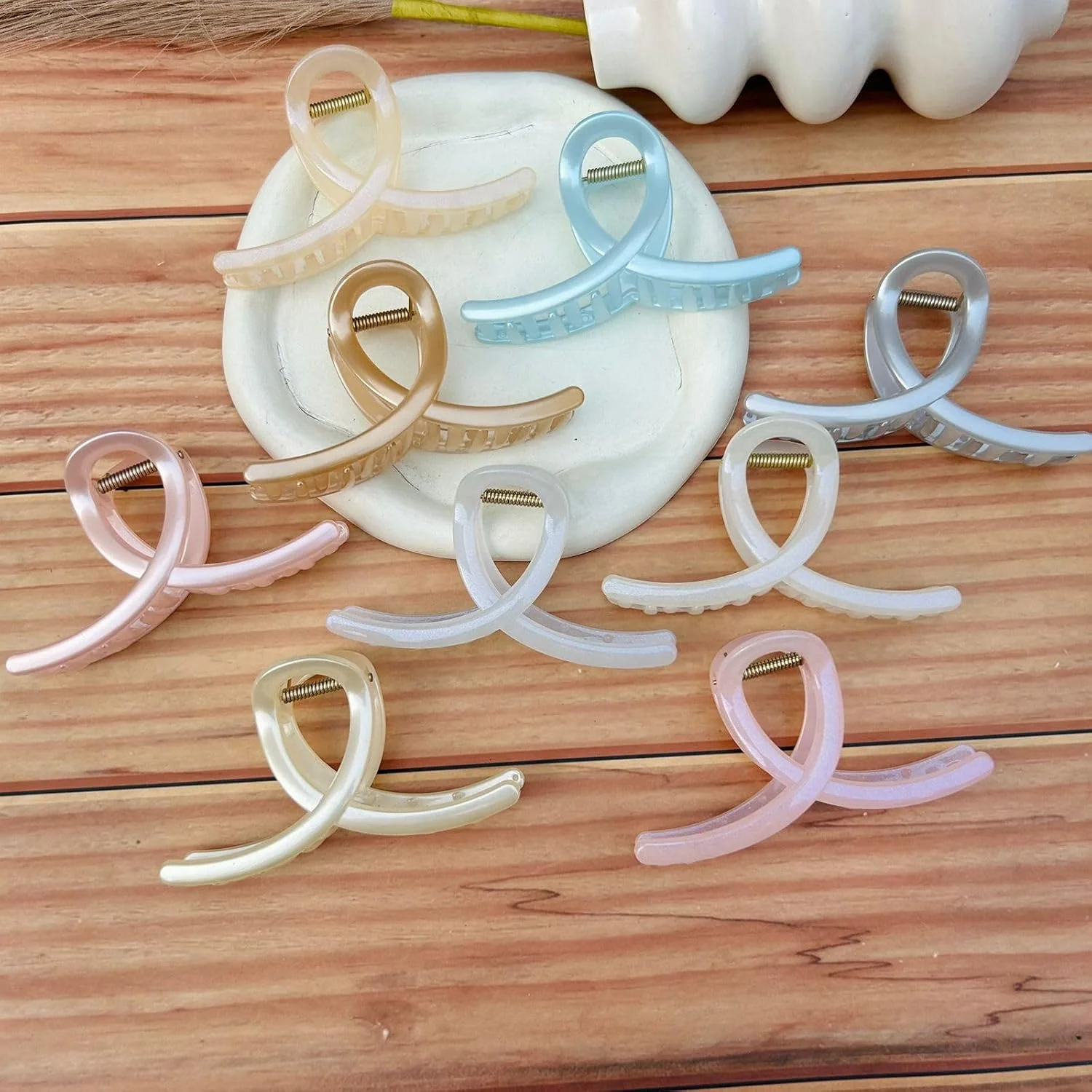 AM1272 Hair Claw Clips Large Butterfly Clip for Women (1Pcs) - Image 3
