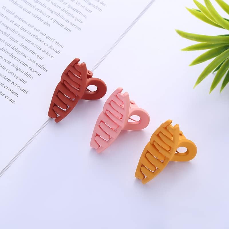 AM1275 Beautiful Mini Cross Shape Hair Clutcher Hair Claw  (Multicolor) - 3pcs - Image 5