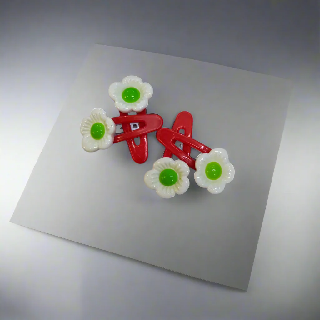 AM1276 Beautiful Mini Multipal Shape Hair Clutcher Hair Claw Clips for Baby Girls - 4pcs