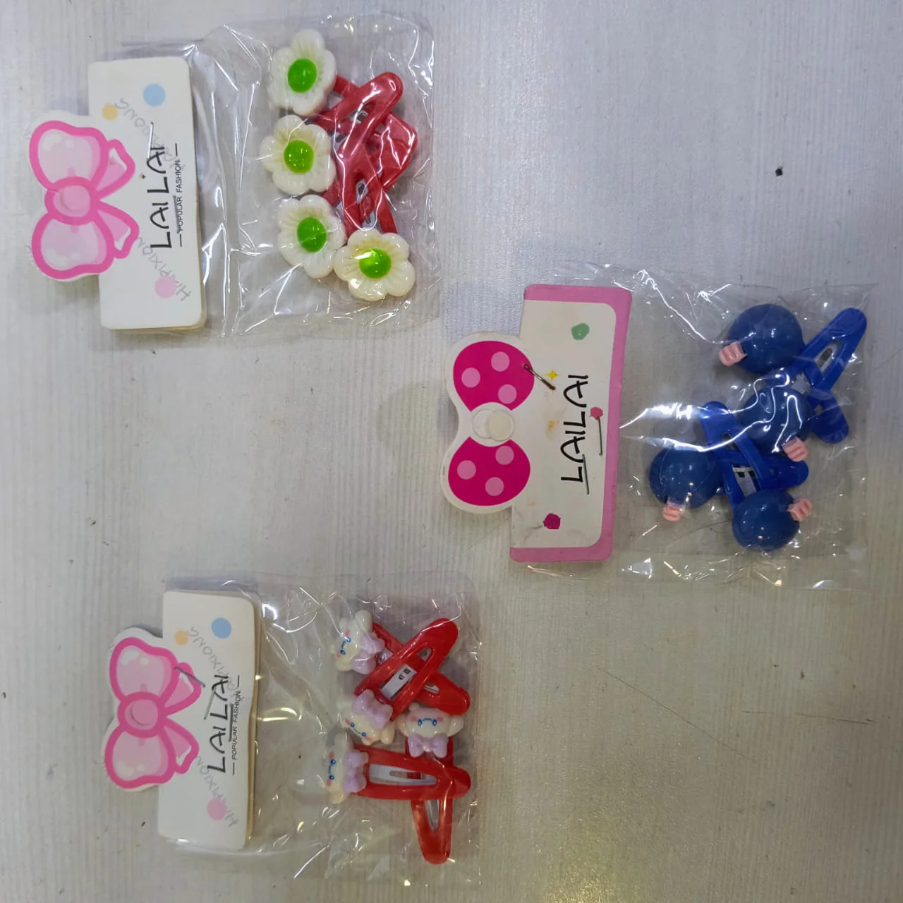 AM1276 Beautiful Mini Multipal Shape Hair Clutcher Hair Claw Clips for Baby Girls - 4pcs - Image 10