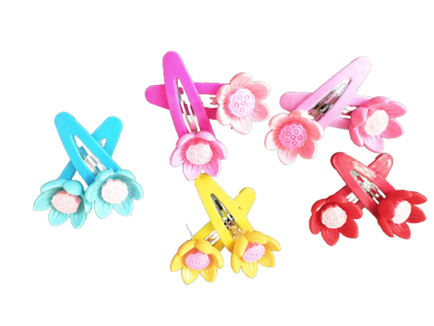 AM1276 Beautiful Mini Multipal Shape Hair Clutcher Hair Claw Clips for Baby Girls - 4pcs - Image 2