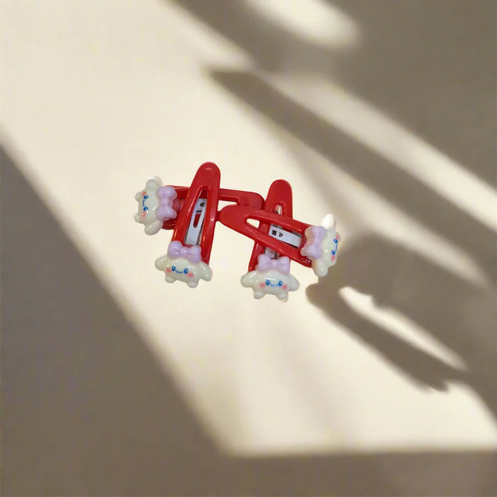 AM1276 Beautiful Mini Multipal Shape Hair Clutcher Hair Claw Clips for Baby Girls - 4pcs - Image 3