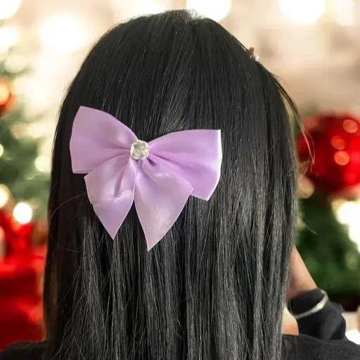 AM1277 BIG Bow Dimond Elastic Hair Band ,Hair Band for Girls, Women's and Kids Baby Toddlers 1pc - Image 3
