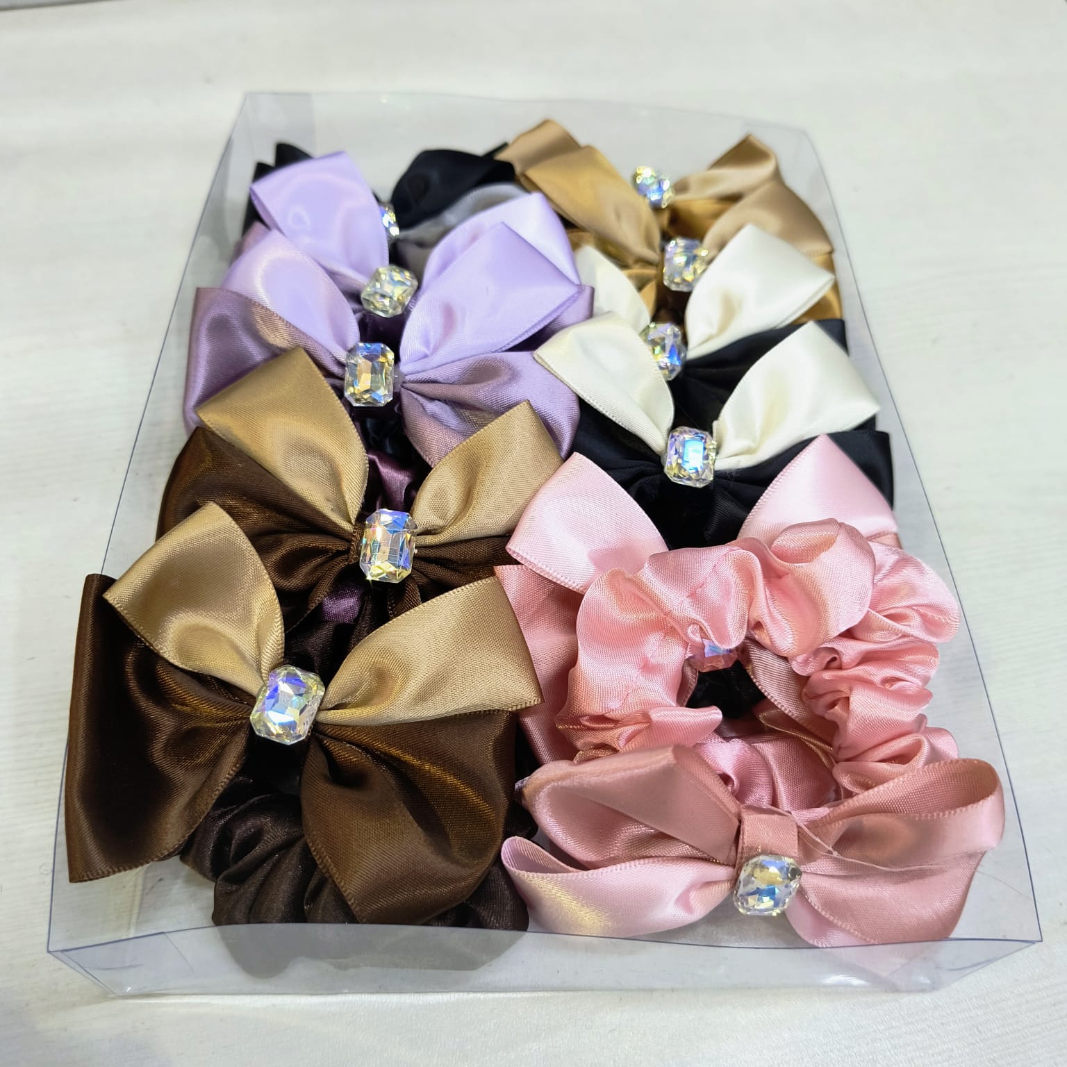 AM1277 BIG Bow Dimond Elastic Hair Band ,Hair Band for Girls, Women's and Kids Baby Toddlers 1pc - Image 7