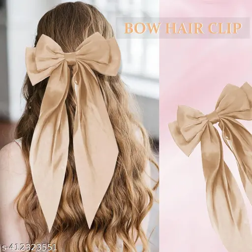AM1281 Women Bow Hair Clips Hair Barrettes - 1pc